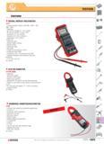 622 SPECIALIST TOOLING TESTERS TESTERS DIGITAL DISPLAY MULTIMETER 711 Fuse-protected circuits 04A HRC 600V 12A HRC 600V Readings DC and AC voltages 0 Каталог FACOM 2005 Профессиональный ручной инструмент для предприятий и мастерских Стр. 625 ENG