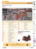 624 SPECIALIST TOOLING TOOL SETS 96-PIECE METRIC TOOL SET CM E18 Supplied loose D 10 5 kg F Qty Description 40 JE9 9 Set of combination wrenches 8 to Каталог FACOM 2005 Профессиональный ручной инструмент для предприятий и мастерских Стр. 627 ENG