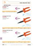 631 SPECIALIST TOOLING rj 1000V INSULATED TOOLS GRIPPING PLIERS FLAT-NOSE PLIERS 188 16AVSE Serrated jaws 2-colour warning insulation Burnished nose Каталог FACOM 2005 Профессиональный ручной инструмент для предприятий и мастерских Стр. 634 ENG