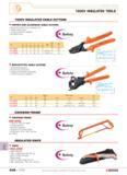 633 SPECIALIST TOOLING 1000V INSULATED TOOLS 1000V INSULATED CABLE CUTTERS COPPER AND ALUMINIUM CABLE CUTTERS High performance from a compact tool Fo Каталог FACOM 2005 Профессиональный ручной инструмент для предприятий и мастерских Стр. 636 ENG