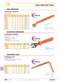 635 1000V INSULATED TOOLS RING WRENCHES OFFSET RING WRENCHES OGV ring profile 2-colour warning insulation F A mm B mm C mm H mm L mm a D g 55 8AVSE 8 Каталог FACOM 2005 Профессиональный ручной инструмент для предприятий и мастерских Стр. 638 ENG