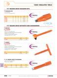 639 SPECIALIST TOOLING 1000V INSULATED TOOLS 1 2 SQUARE DRIVE HEXAGON BITS HEXAGON BITS For manual use 1/2 (12 7 mm) square drive F A mm B mm C mm L Каталог FACOM 2005 Профессиональный ручной инструмент для предприятий и мастерских Стр. 642 ENG