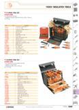 646 SPECIALIST TOOLING 1000V INSULATED TOOLS 41-PIECE TOOL SET 2187C VSE For fitting electrical gear Supplied in leather case BV 7B 445 x 330 x 185 m Каталог FACOM 2005 Профессиональный ручной инструмент для предприятий и мастерских Стр. 649 ENG