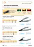 651 ELECTRONICS PLIERS MICRO-TECH ELECTRONICS PLIERS Bullet-nose pliers The bullet nose offers greater resilience compared with other profiles The in Каталог FACOM 2005 Профессиональный ручной инструмент для предприятий и мастерских Стр. 654 ENG