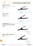 665 general tooling ANTISTATIC SERIES ELECTRONICS PLIERS INVERTED 45 CUTTERS 419 E Designed to reach DIP pins from behind on crowded boards Flush cut Каталог FACOM 2005 Профессиональный ручной инструмент для предприятий и мастерских Стр. 668 ENG