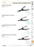 666 1' SNIPE FLAT-NOSE ESD MODEL 431 LE Narrow joint for precision work D 75 g ANTISTATIC SERIES ELECTRONICS PLIERS HALF-ROUND NOSE PLIERS ESD MODEL Каталог FACOM 2005 Профессиональный ручной инструмент для предприятий и мастерских Стр. 669 ENG