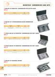671 MICROTECH SCREWDRIVER CASE SETS CASE-SET OF MICRO-TECH SCREWDRIVERS FOR SLOTTED HEADS AEF J2 F Comprising I mm D g AEF J2 2 x 75 25 x 75 3 x 75 3 Каталог FACOM 2005 Профессиональный ручной инструмент для предприятий и мастерских Стр. 674 ENG