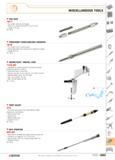 680 MISCELLANEOUS TOOLS PIN VICE 1817 Two-collet chuck at both ends Takes any cylindrical tool 0 0 5 to 3 5 mm Length 110 mm D 35 g PRECISION THREE-S Каталог FACOM 2005 Профессиональный ручной инструмент для предприятий и мастерских Стр. 683 ENG