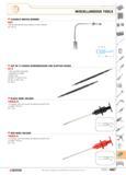 684 FLEXIBLE SWIVEL-MIRROR 829 Mirror adjustment push-button on end of handle D 225 g MISCELLANEOUS TOOLS SET OF 2 TUNING SCREWDRIVERS FOR SLOTTED HE Каталог FACOM 2005 Профессиональный ручной инструмент для предприятий и мастерских Стр. 687 ENG