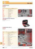 691 TOOL SETS 30-PIECE TOOL SET CM EL29 Supplied loose D 19 kg Qty Description AZ 3 Flat screwdrivers 3 5x75 4x100 5 5x150 mm AZP 3 Phillips screwdri Каталог FACOM 2005 Профессиональный ручной инструмент для предприятий и мастерских Стр. 694 ENG