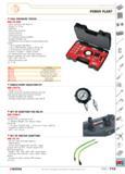 710 POWER PLANT FUEL PRESSURE TESTER DM 35-200 Tests multi-point fuel injectors Range 0 to 10 bar Measures petrol pump pressure system pressure resid Каталог FACOM 2005 Профессиональный ручной инструмент для предприятий и мастерских Стр. 713 ENG
