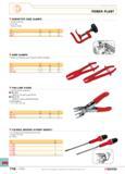 713 SPECIALIST TOOLING POWER PLANT SCREW-TYPE HOSE CLAMPS Cooling systems Fuel lines Vacuum hoses F 0 L D mm g DM 90 27 65 190 DM 91 45 85 240 HOSE C Каталог FACOM 2005 Профессиональный ручной инструмент для предприятий и мастерских Стр. 716 ENG