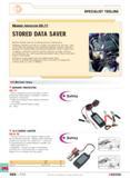 823 SPECIALIST TOOLING SPECIALIST TOOLING Memory protector DX 11 STORED DATA SAVER Modern vehicles carry an increasing amount of electronics Changing Каталог FACOM 2005 Профессиональный ручной инструмент для предприятий и мастерских Стр. 826 ENG
