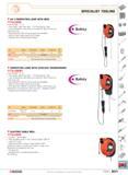 828 SPECIALIST TOOLING SPECIALIST TOOLING 24 V INSPECTION LAMP WITH REEL 777A 24EN W EN 60 598 2 8 Very bright glare-free light 11 W fluorescent tube Каталог FACOM 2005 Профессиональный ручной инструмент для предприятий и мастерских Стр. 831 ENG