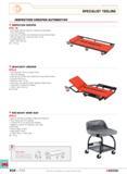 831 SPECIALIST TOOLING SPECIALIST TOOLING INSPECTION CREEPER-AUTOMOTIVE INSPECTION CREEPER DTS 1A Slim design (95 mm high) for maximum accessibility Каталог FACOM 2005 Профессиональный ручной инструмент для предприятий и мастерских Стр. 834 ENG