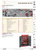 834 SPECIALIST TOOLING MOTOR MECHANICS TOOL SETS 84-PIECE SERVICE STATION SET CM S1 Supplied loose as below D 203 kg F Qty Description 40 113A S 151 Каталог FACOM 2005 Профессиональный ручной инструмент для предприятий и мастерских Стр. 837 ENG