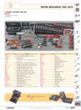 836 SPECIALIST TOOLING MOTOR MECHANICS TOOL SETS METRIC 125-PIECE TOOL SET CM A2 Supplied loose as below D 168 kg F Qty Description 40 JE16T 16 Roll Каталог FACOM 2005 Профессиональный ручной инструмент для предприятий и мастерских Стр. 839 ENG
