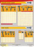 867 HEXAGON SOCKET HEADS RELATIONSHIP SCREW DIAMETER HEXAGON SOCKET SIZE METRIC DIMENSIONS INCH DIMENSIONS 0 Screw mm m ( J ILIBm k 1 screws ISO 4762 Каталог FACOM 2005 Профессиональный ручной инструмент для предприятий и мастерских Стр. 870 ENG