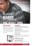 23 CONNECTED SERVICES ALWAYS TO CHOOSE RIGHT FACOM EXTRANET FACOM quality of service up to your distributor direct checking of availability of your tool mon Каталог FACOM 2013 Профессиональный ручной инструмент и оборудование для мастерских и цехов Стр. XXIII ENG