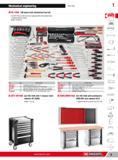 35 Mechanical engineering Tool sets 1 H CU 140A 190-piece inch mechanical tool set As CM 140A but with inch sizes replacing metric tools (detail below) Supp Каталог FACOM 2013 Профессиональный ручной инструмент и оборудование для мастерских и цехов Стр. 9 ENG
