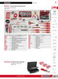 51 Electronics Tool sets 1 H CM EL33 103-piece metric electronic tool set Bl Supplied without content detail below Weight 4 510 kg Qtys Set Description 39 J Каталог FACOM 2013 Профессиональный ручной инструмент и оборудование для мастерских и цехов Стр. 25 ENG