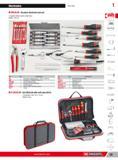 55 Electronics Tool sets 1 H CM EL29 30-piece electronic tool set Supplied without content detail below Weight 2 055 kg Qtys Set Description AN ANP 406 8MT Каталог FACOM 2013 Профессиональный ручной инструмент и оборудование для мастерских и цехов Стр. 29 ENG