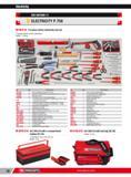 56 Electricity SEE SECTION 17 ELECTRICITY P 758 H CM E18 115-piece metric electricity tool set Supplied without content detail below Weight 11 190 kg Qtys S Каталог FACOM 2013 Профессиональный ручной инструмент и оборудование для мастерских и цехов Стр. 30 ENG