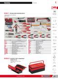 57 Electricity Tool sets 1 H CM E17 103-piece metric electricity tool set Supplied without content detail below Weight 9 665 kg Qtys Set Description 22 JE6T Каталог FACOM 2013 Профессиональный ручной инструмент и оборудование для мастерских и цехов Стр. 31 ENG