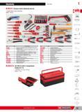 59 Electricity Tool sets 1 H CM E15 59-piece metric electricity tool set Bl Supplied without content detail below Weight 7 050 kg Qtys Set Description 22 JE Каталог FACOM 2013 Профессиональный ручной инструмент и оборудование для мастерских и цехов Стр. 33 ENG