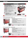 86 Mobile storage M5 ROLLER CABINET EXTRA WIDE WORKTOP The ultimate storage capacity with exceptional handling Extra-wide drawers 5 modules per drawer + 25 Каталог FACOM 2013 Профессиональный ручной инструмент и оборудование для мастерских и цехов Стр. 60 ENG