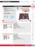 121 Classical fixed storage Roller cabinets and workshop furniture 2 HEAVY-DUTY WORKBENCHES r L Resistance Sturdy beech-ply worktop 40 mm thick Linseed oil-t Каталог FACOM 2013 Профессиональный ручной инструмент и оборудование для мастерских и цехов Стр. 95 ENG