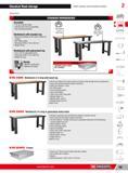 125 Classical fixed storage Roller cabinets and workshop furniture 2 Standard STANDARD WORKBENCHES b Assembly The top is factory-fitted Only the feet must be Каталог FACOM 2013 Профессиональный ручной инструмент и оборудование для мастерских и цехов Стр. 99 ENG
