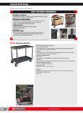 126 Classical fixed storage Mobile workstations and tables HEAVY LOAD MOBILE WORKBENCHES b Maximum resistance Acceptable load 500 kg extremely strong welded Каталог FACOM 2013 Профессиональный ручной инструмент и оборудование для мастерских и цехов Стр. 100 ENG