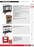 127 Classical fixed storage Roller cabinets and workshop furniture 2 0 2703 Heavy-duty trolley Ideal for secured transport or storage of tools and components Каталог FACOM 2013 Профессиональный ручной инструмент и оборудование для мастерских и цехов Стр. 101 ENG