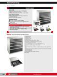 128 Classical fixed storage Drawer cabinets DRAWER CABINET Heavy loads High strength telescopic ball sliders with full opening 75 kg for small drawers (50 75 Каталог FACOM 2013 Профессиональный ручной инструмент и оборудование для мастерских и цехов Стр. 102 ENG