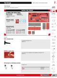 135 Tool storage Roller cabinets and workshop furniture 2 Tool storage CKS Panels and hook system r VERTICAL TOOL STORAGE 1 A HOOK FOR EACH TOOL Space-saving Каталог FACOM 2013 Профессиональный ручной инструмент и оборудование для мастерских и цехов Стр. 109 ENG