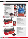 172 Toolboxes Plastic Toolboxes FACOM PRO BOX THE PROFESSIONAL ANSWER Sturdy Reinforced polypropylene shell Impact resistant Resistant to common chemical age Каталог FACOM 2013 Профессиональный ручной инструмент и оборудование для мастерских и цехов Стр. 146 ENG