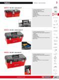173 Toolboxes Toolboxes Cases and chests 3 0 BP C16 TOOL BOX small model 16 2 storage compartments on the cover High strength metal closures Padlock clasp (p Каталог FACOM 2013 Профессиональный ручной инструмент и оборудование для мастерских и цехов Стр. 147 ENG