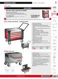 179 Maintenance chests Toolboxes Cases and chests 3 Roller chests d ROLLER CHESTS NOT JUST A CHEST A MINI ROLLER CABINET + Ideal for travelling maintenance H Каталог FACOM 2013 Профессиональный ручной инструмент и оборудование для мастерских и цехов Стр. 153 ENG