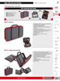 189 Bags soft case and roll bags Toolboxes Cases and chests 3 Light maintenance soft cases d SOFT CASES AND BACK-PACKS b O Highly resistant materials 0 Pract Каталог FACOM 2013 Профессиональный ручной инструмент и оборудование для мастерских и цехов Стр. 163 ENG