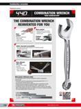 196 Combination wrenches Standard series THE COMBINATION WRENCH REINVENTED FOR YOU More control During pre-tightening More stable Easier to guide Wrench does Каталог FACOM 2013 Профессиональный ручной инструмент и оборудование для мастерских и цехов Стр. 170 ENG