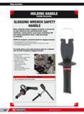 230 Ring wrenches HOLDING HANDLE FACOM EXCLUSIVE SLOGGING WRENCH SAFETY HANDLE Many accidents involve slogging wrenches A survey led in large industrial site Каталог FACOM 2013 Профессиональный ручной инструмент и оборудование для мастерских и цехов Стр. 204 ENG