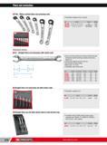 244 Flare nut wrenches H 70A Metric ratchet flare-nut wrenches sets Presentation supplied as box or roll sets A mm Contents Nh kg 70A JN6 8 10 11 13 17 19 Bo Каталог FACOM 2013 Профессиональный ручной инструмент и оборудование для мастерских и цехов Стр. 218 ENG