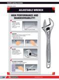 246 Variable opening wrenches Adjustable series ADJUSTABLE WRENCH HIGH PERFORMANCE AND MANOEUVRABILITY Powerful Performance exceeds standard specifications I Каталог FACOM 2013 Профессиональный ручной инструмент и оборудование для мастерских и цехов Стр. 220 ENG