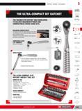 259 Ratchets Sockets Accessories 5 THE ULTRA-COMPACT BIT RATCHET THE FACOM R PE RATCHET WAS DEVELOPED TO DELIVER MAXIMUM POWER AND COMPACTNESS WHEN USING BIT Каталог FACOM 2013 Профессиональный ручной инструмент и оборудование для мастерских и цехов Стр. 233 ENG
