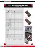 270 Radio 1/4 range 1/4 MODULES IN FOAM TRAYS BI-COLOURED-METRIC F A 0 Q 1/4 635 mm mm EP o EH o mm ED O ES EXR 83SH o an HQ f J 0 55 6 7 8 9 10 11 12 13 14 Каталог FACOM 2013 Профессиональный ручной инструмент и оборудование для мастерских и цехов Стр. 244 ENG