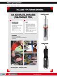 396 Release type torque driver Release type torque driver RELEASE TYPE TORQUE DRIVERS AN ACCURATE DURABLE LOW-TORQUE TOOL SERIES A 300MT T RELIABLE HIGH SAFE Каталог FACOM 2013 Профессиональный ручной инструмент и оборудование для мастерских и цехов Стр. 370 ENG