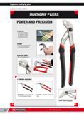 494 Engineers multigrip pliers Locking multigrip pliers MULTIGRIP PLIERS POWER AND PRECISION POWERFUL The closed position of the egonomic comfort grip handle Каталог FACOM 2013 Профессиональный ручной инструмент и оборудование для мастерских и цехов Стр. 468 ENG