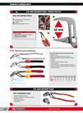 496 Engineers multigrip pliers SLIP-JOINT MULTIGRIP PLIERS RIVETED PIVOT PIN b IDEAL FOR CONFINED SPACES O Long slim nose for improved reach in confined spac Каталог FACOM 2013 Профессиональный ручной инструмент и оборудование для мастерских и цехов Стр. 470 ENG