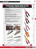 503 CPE series pliers Pliers Circlip pliers Lock-grip pliers 8 Half-round nose pliers FACOM HALF-ROUND NOSE PLIERS A COMPREHENSIVE RANGE TO SUIT EVERY NEED H Каталог FACOM 2013 Профессиональный ручной инструмент и оборудование для мастерских и цехов Стр. 477 ENG